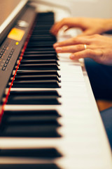 Fototapeta premium Playing the piano