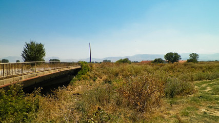 Dry scenery of central Macedonia