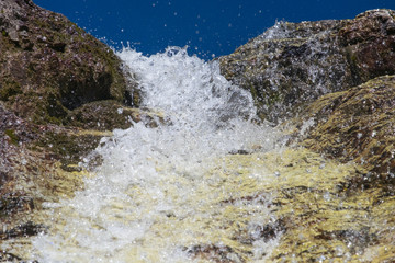 A small river in the mountains