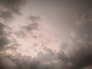Obraz premium dark gray storm clouds after the rain