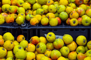 Mexican tejocotes in market