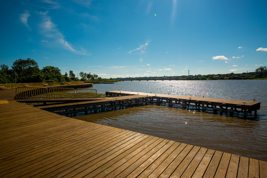 Waterfront Paranoa Lake, Brasilia, Brazil