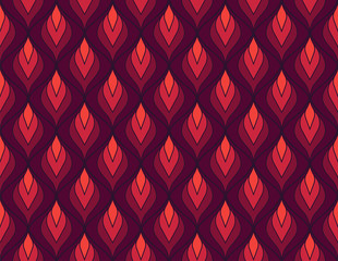 Abstract Seamless Art Deco Pattern. Stylish antique background.