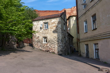 Fototapeta na wymiar Oldest dwelling house in Russia, Vyborg