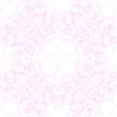 Pink seamless pattern. Appealing delicate soap bub