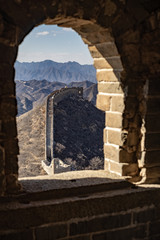 Great wall of China in Winter