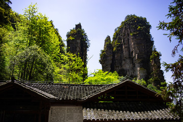 Fototapeta na wymiar zhangjiajie national forest park