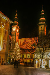 Landhaushof in Klagenfurt im Winter