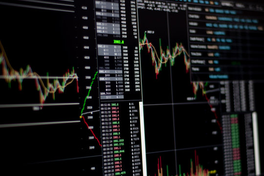 pantalla de grafica de Trading