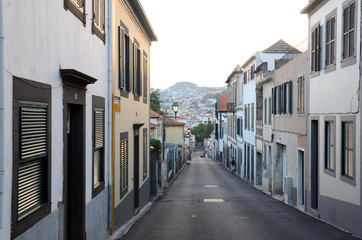 Fototapeta na wymiar Streets in Funchal, Madeira
