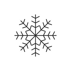 Snowflake vector icon