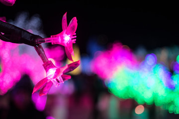 flower christmas light