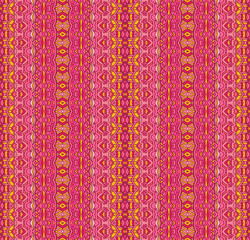 Pink seamless pattern with ethnic geometrc ornament. Boho design. Aztec pattern.Folk stylized print template for paper and textile fabric.