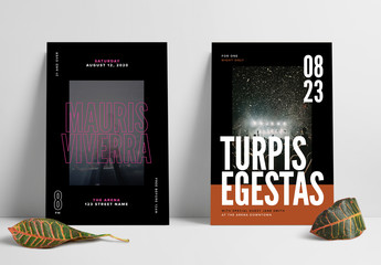 Concert Postcard Layout