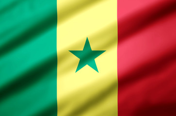 Naklejka premium Senegal