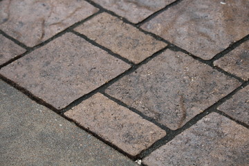 Stone pavement background texture