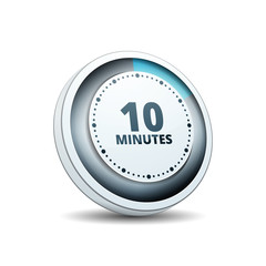 10 Minutes Time button illustration