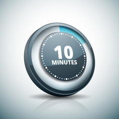 10 Minutes Time button illustration