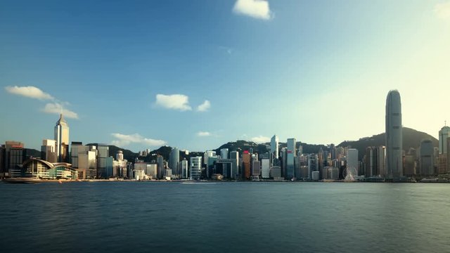 Hong Kong sunset, time lapse