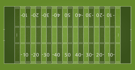 A realistic textured grass football soccer field. File contains transparencies.