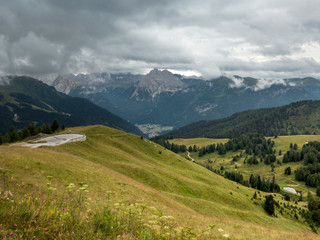 Fototapeta na wymiar Panorama del Trentino-Alto Adige