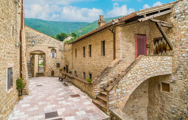 Vallo di Nera, beautiful ancient village in the Province of Perugia, in the Umbria region of Italy.