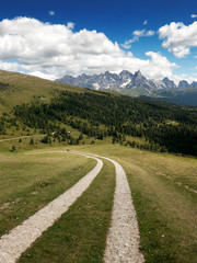 Vigo di Fassa, Panorami sulle Dolomiti