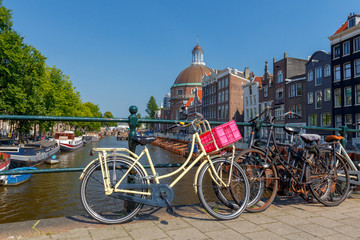 Amsterdam. Old city canal.