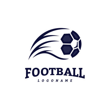 Soccer Football Badge Logo Design Templates. Sport Team Identity Vector Illustration