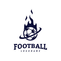 Soccer Football Badge Logo Design Templates. Sport Team Identity Vector Illustration