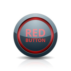 Red Button label illustration