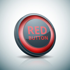 Red Button label illustration