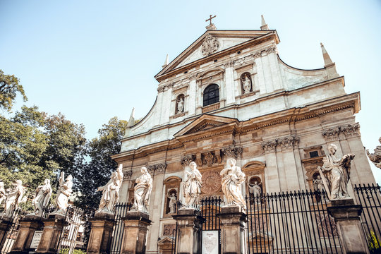 General Plan Of The Church Of St. Andrew In Krakow Poland