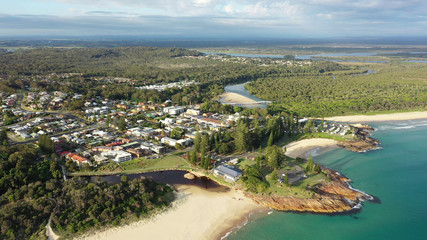 The town of South West Rocks, New South Wales.