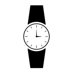 Classic hand watch with arrows icon.eps