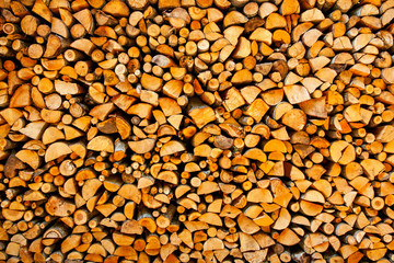 Firewoods natural background