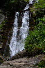 Waterfall in the Pisgah National Forest in western North Carolina