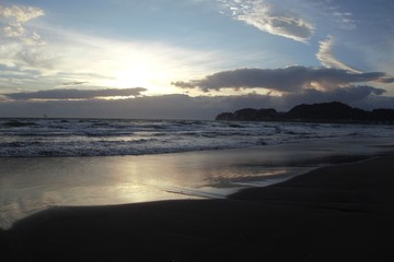 Fototapeta premium 海と夕焼け