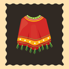 poncho mexican culture traditional