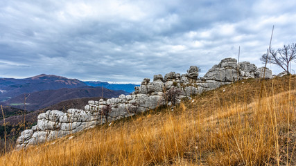 The rock formation of Sasso Malascarpa
