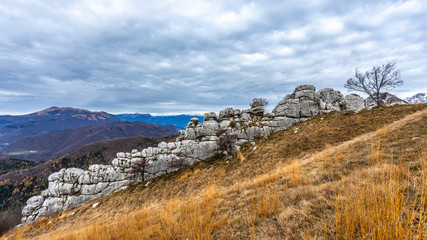 The rock formation of Sasso Malascarpa