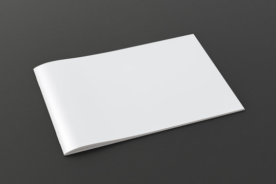 Blank Horizontal Booklet Cover