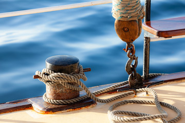 sailing ship still life at indian ocean