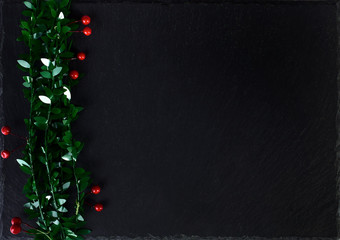 Christmas black background