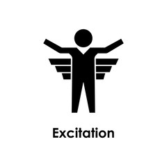 businessman, excitation icon. Element of business icon for mobile concept and web apps. Detailed businessman, excitation icon can be used for web and mobile