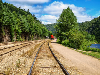 Train terminal at Agawa Canyon, Canada