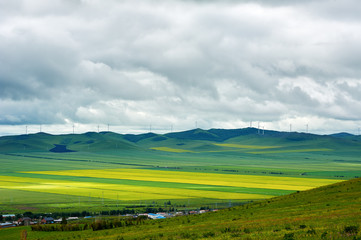 Argun wetland of Hulunbuir grassland landscape.