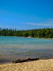Clear waters of Lake Superior, Canada