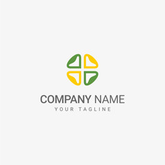 Simple Flower Logo template
