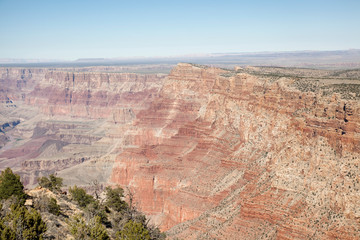 Fototapeta na wymiar view of Grand Canyon from desert view lookout